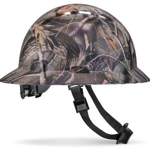 New Full Brim Vented Hard Hat Design Matte Finish OSHAConstruction Hard Hat Camo